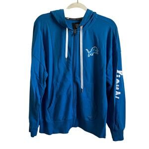 NFL Detroit Lions Michael Strahan Women’s Full Zip Hoodie - Size Large